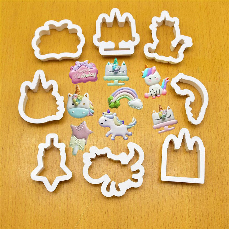 Unicorn Cookie Cutter Set for DIY Baking