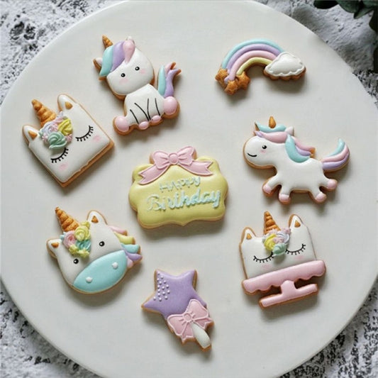 Unicorn Cookie Cutter Set for DIY Baking
