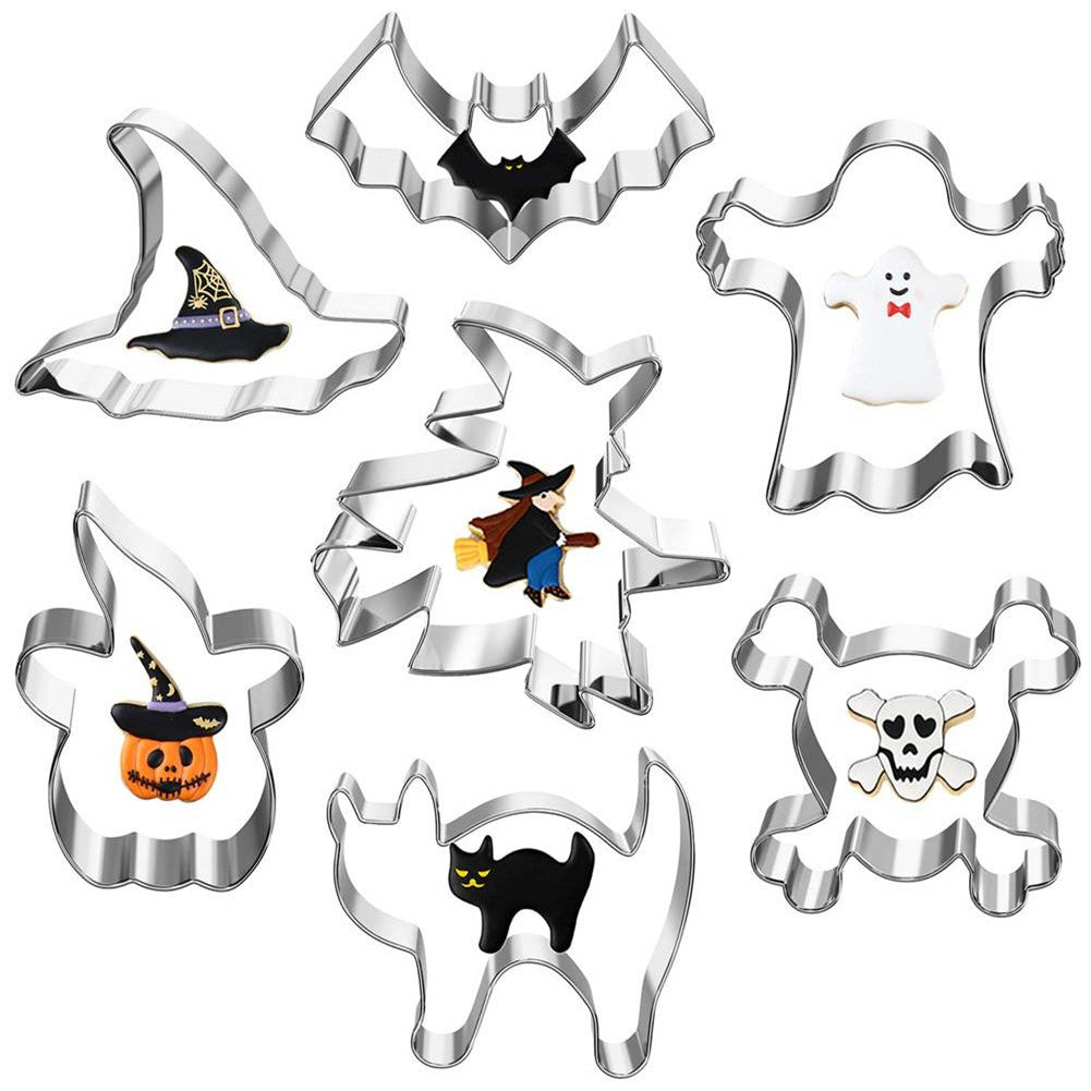 Stainless Steel Halloween Cookie Cutter Set