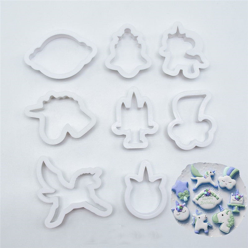 Unicorn Cookie Cutter Set for DIY Baking