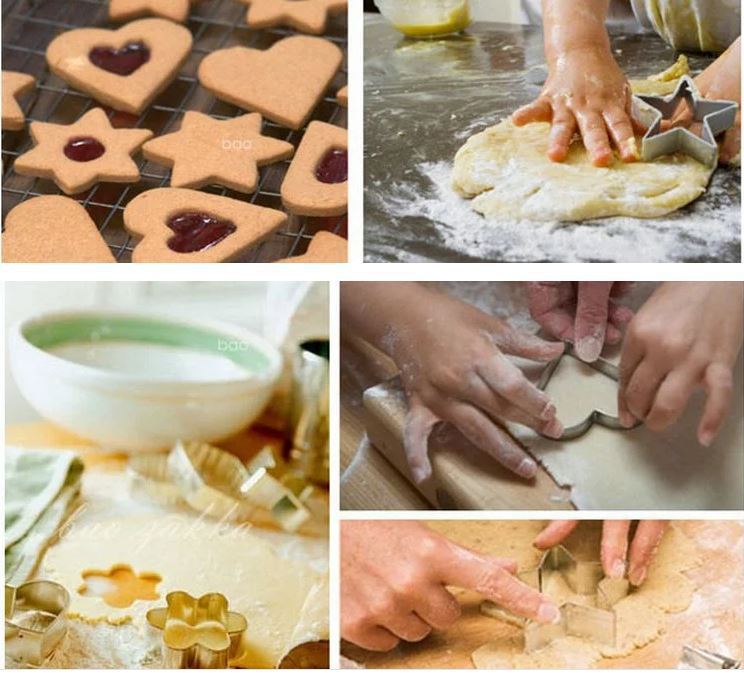12-Piece Stainless Steel Cookie and Cake Cutter Set